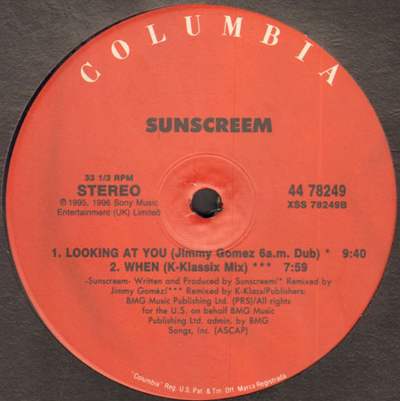 SUNSCREEM - Looking At You (Remix - Joe T. Vannelli)