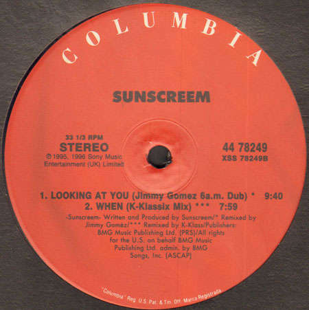 SUNSCREEM - Looking At You (Joe T. Vannelli Rmx)