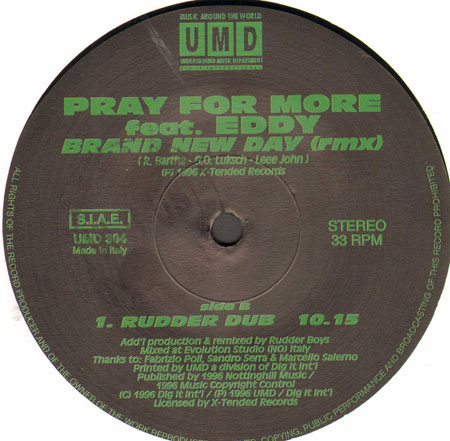 PRAY FOR MORE - Brand New Day, Feat. Eddy (Rmx)