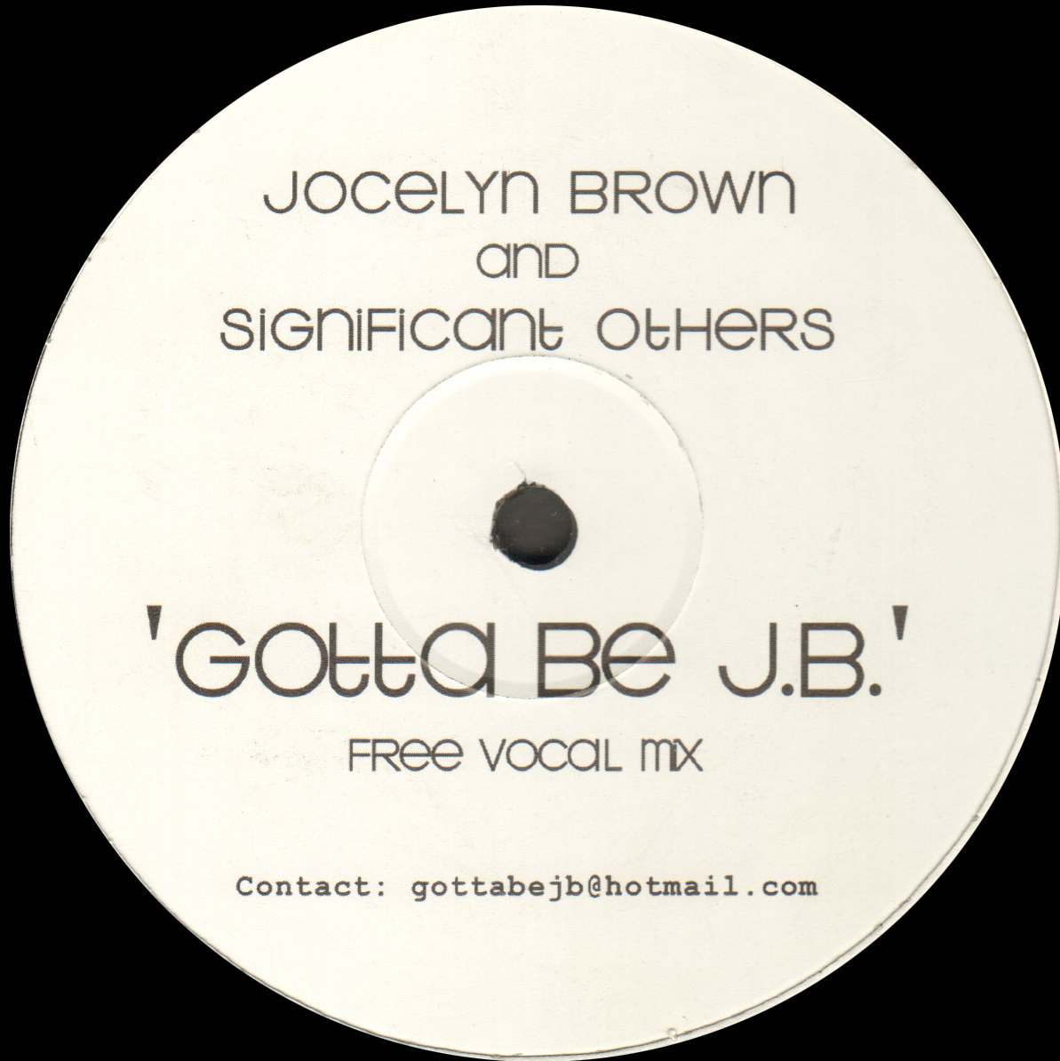 JOCELYN BROWN  - Gotta Be J.B., And Significant Others