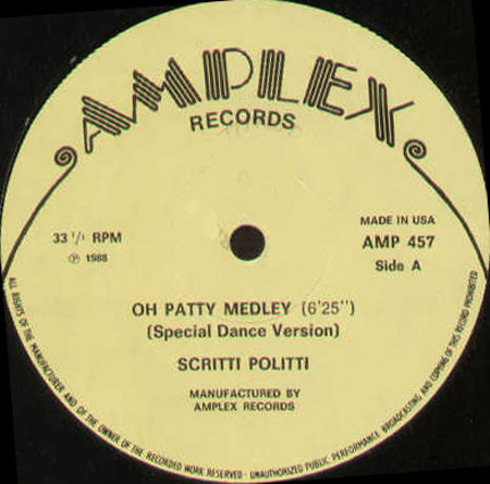 SCRITTI POLITTI / DIANA ROSS & MICHAEL JACKSON - Oh Patty / Ease On Down The Road