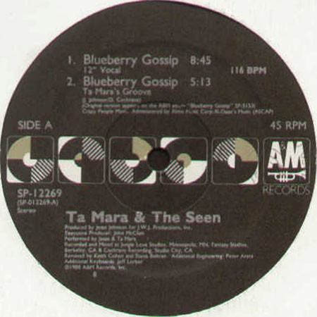 TA MARA & THE SEEN - Blueberry Gossip