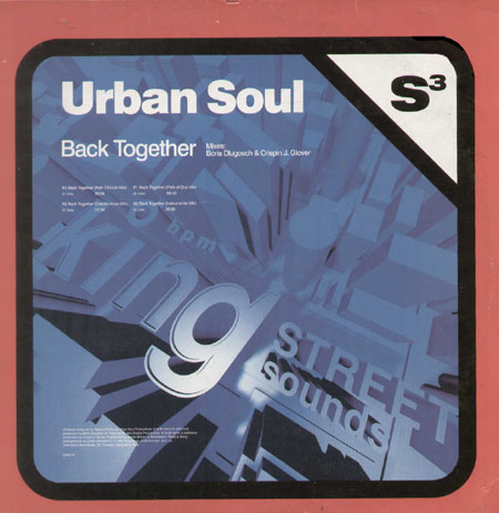 URBAN SOUL - Back Together (Boris Dlugosch, Crispin J. Glover Rmxs)