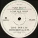TONY SCOTT - Love Let Love