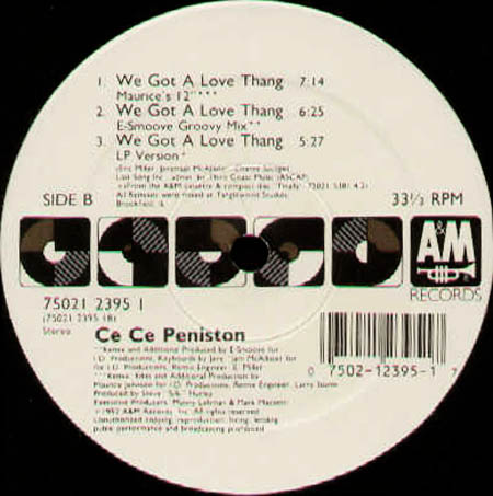 CE CE PENISTON - We Got A Love Thang