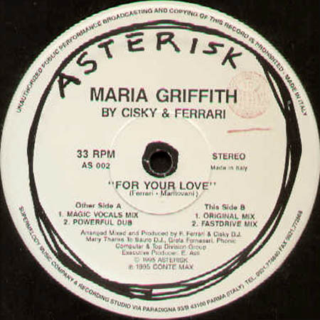 MARIA GRIFFITH - For Your Love