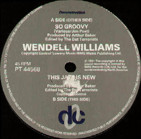 WENDELL WILLIAMS - So Groovy / This Jazz Is New