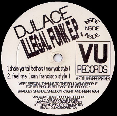 DJ LACE - Illegal Funk EP