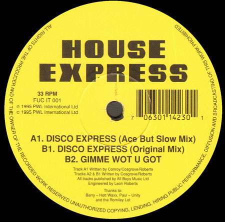 HOUSE EXPRESS - Disco Express