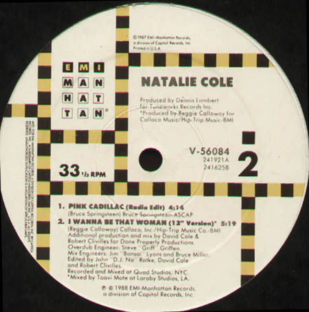 NATALIE COLE - Pink Cadillac