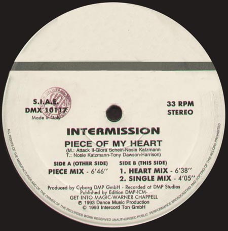 INTERMISSION - Piece Of My Heart
