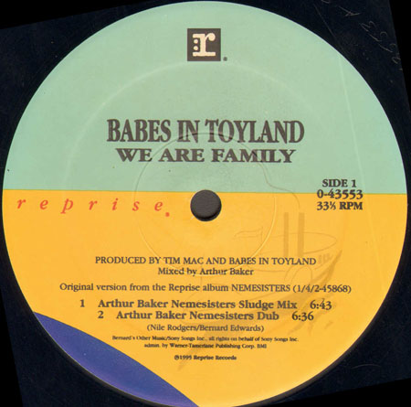 BABES IN TOYLAND - We Are Family (Arthur Baker Mix)