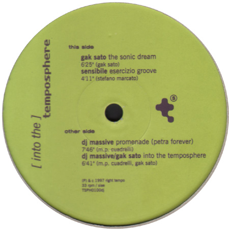 VARIOUS (GAK SATO / SENSIBILE / DJ MASSIVE) - Into The Temposphere