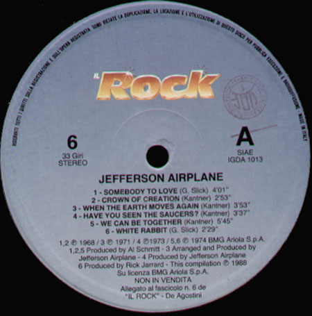 JEFFERSON AIRPLAINE - Best Of