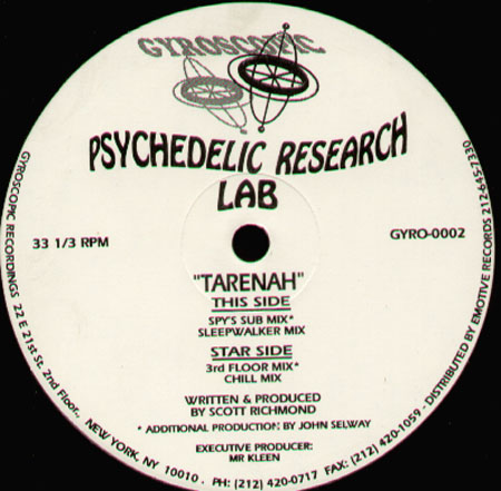 PSYCHEDELIC RESEARCH LAB - Tarenah