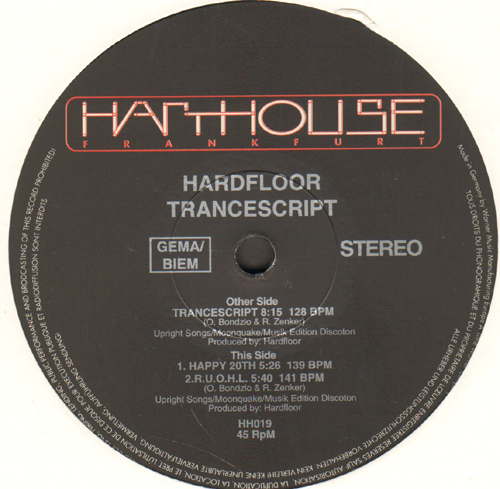 HARDFLOOR - Trancescript