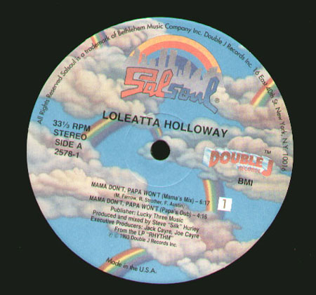 LOLEATTA HOLLOWAY - Mama Don't, Papa Won't