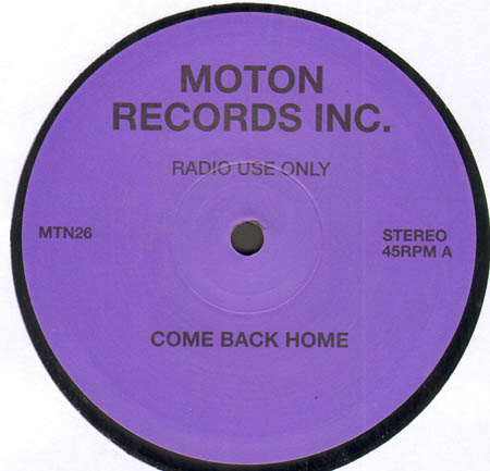 VARIOUS - Come Back Home / Going Up In Smoke / A Message