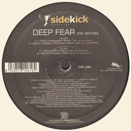 SIDEKICK - Deep Fear The Remixes