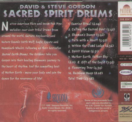 DAVID & STEVE GORDON - Sacred Spirit Drums