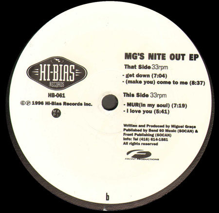 MIGUEL GRACA - Mg's Nite Out Ep