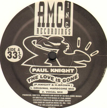 PAUL KNIGHT - The Love Is Gone
