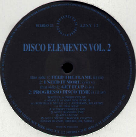 DISCO ELEMENTS - Volume Two