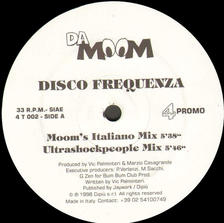 DA MOOM - Disco Frequenza