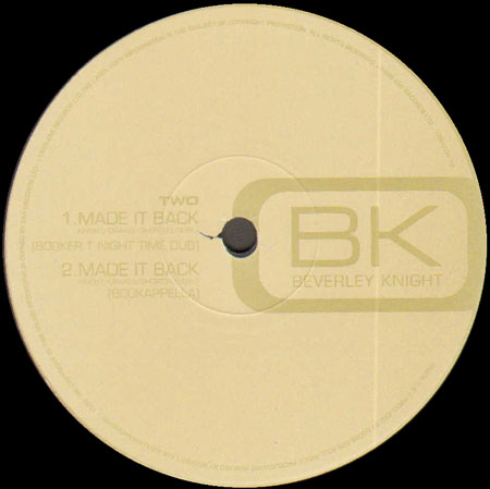 BEVERLEY KNIGHT - Made It Back (Booker T Mixes)	