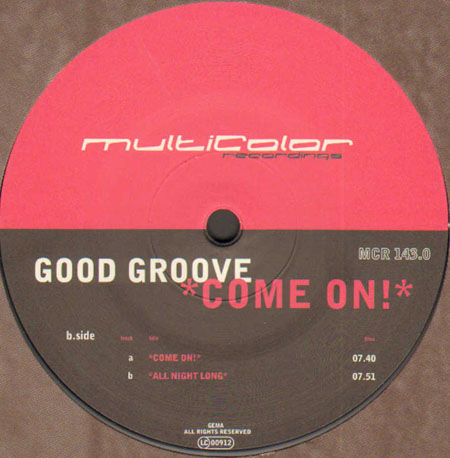 GOOD GROOVE - Come On!
