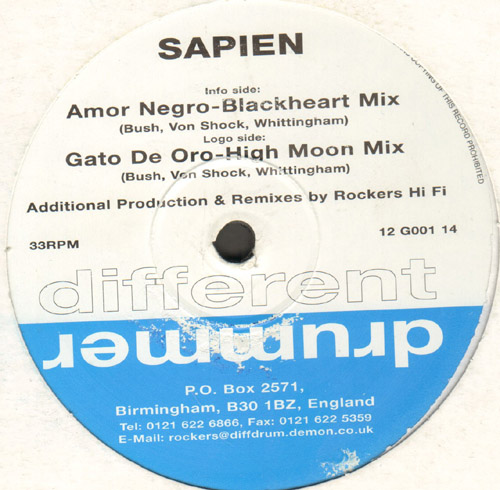 SAPIEN - Amor Negro / Gato De Oro (Rockers Hi-Fi Rmx)