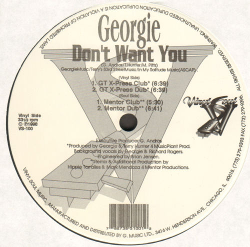 GEORGIE PORGIE - Don't Want You