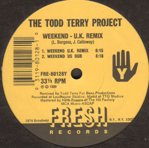 THE TODD TERRY PROJECT - The Circus / Weekend