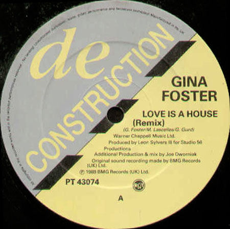GINA FOSTER - Love Is A House (Remix)
