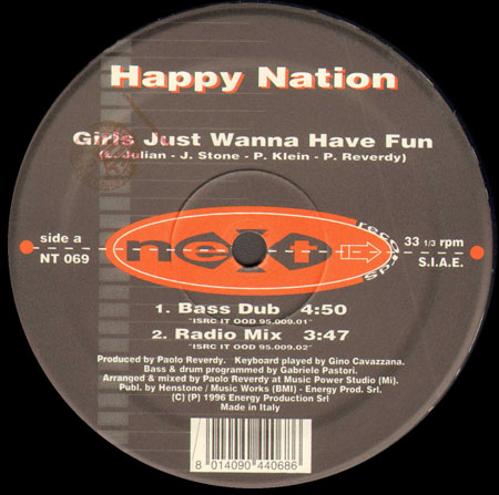 HAPPY NATION - Girls Just Wanna Have Fun