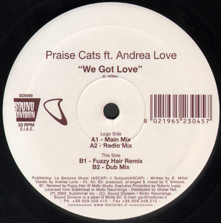 PRAISE CATS - We Got Love - Feat. Andrea Love