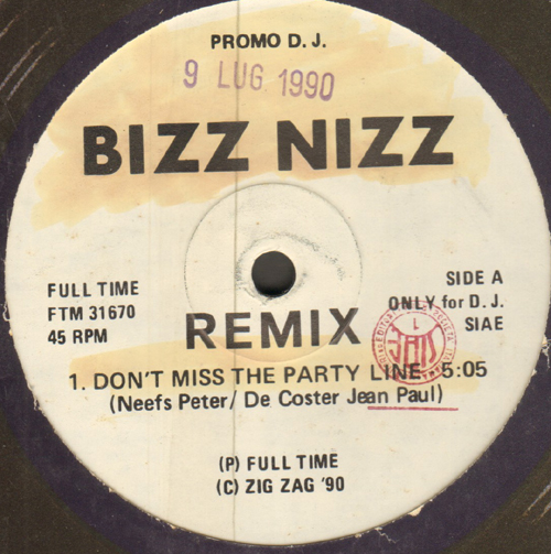 VARIOUS (BIZZ NIZZ / VENUS 1999 / POPISM) - Only For DJ (Don't Miss The Party Line / Demoniac / Andy)