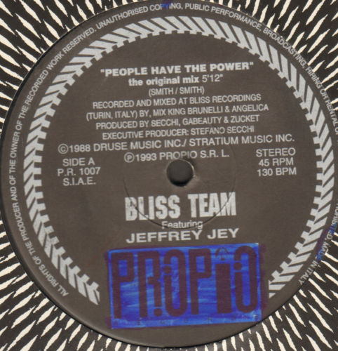 BLISS TEAM - People Have The Power