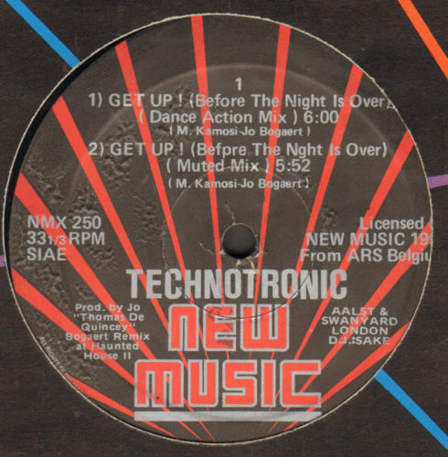 TECHNOTRONIC - Get Up (Before The Night Is Over) - Morales Rmx