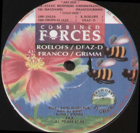 VARIOUS (FRANCO & GRIMM / RAMON ROELOFS / DEAZ D.) - Combined Forces (Static Biosphere / Magnamel / Salsa / Tropical Jazz)