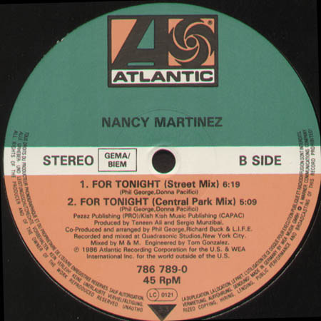 NANCY MARTINEZ - For Tonight