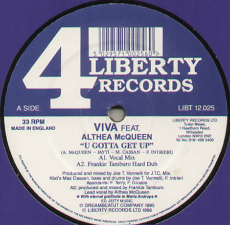 VIVA - U Gotta Get Up , Feat. Althea McQueen