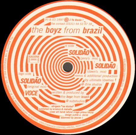 THE BOYZ FROM BRASIL - Solidao