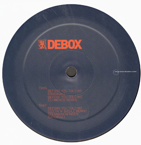 CHRISTIAN SCHWARZ  - Before You Told Me (Dj Memo Rmx) 