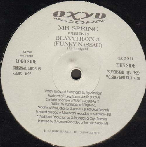 MR. SPRING - Blaxxtraxx 3 (Funky Nassau)