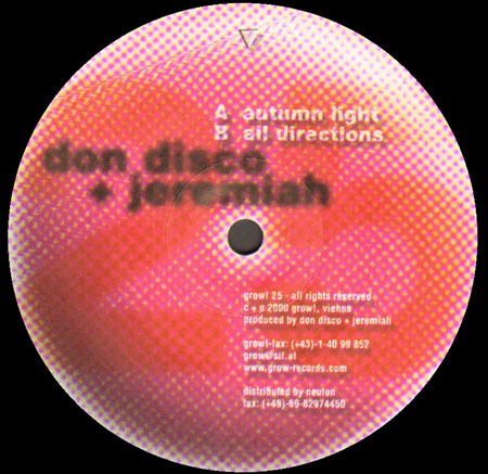 DON DISCO & JEREMIAH - Autumn Light
