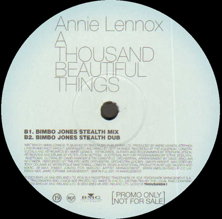 ANNIE LENNOX - A Thousand Beautiful Things (Gabriel & Dresden , Bimbo Jones Rmxs)