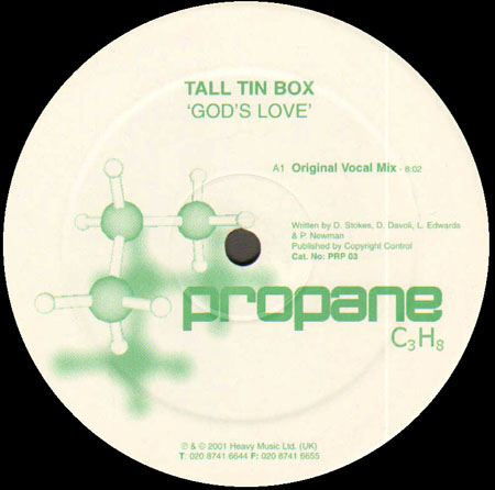 TALL TIN BOX - God's Love