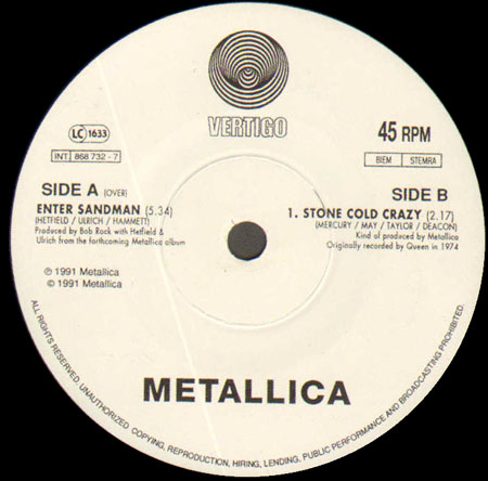 METALLICA - Enter Sandman