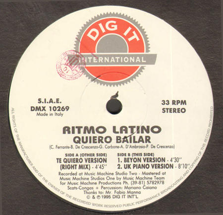 RITMO LATINO - Quiero Bailar